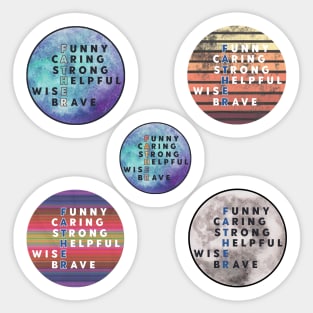 Funny Dad Quotes Sticker Pack Sticker